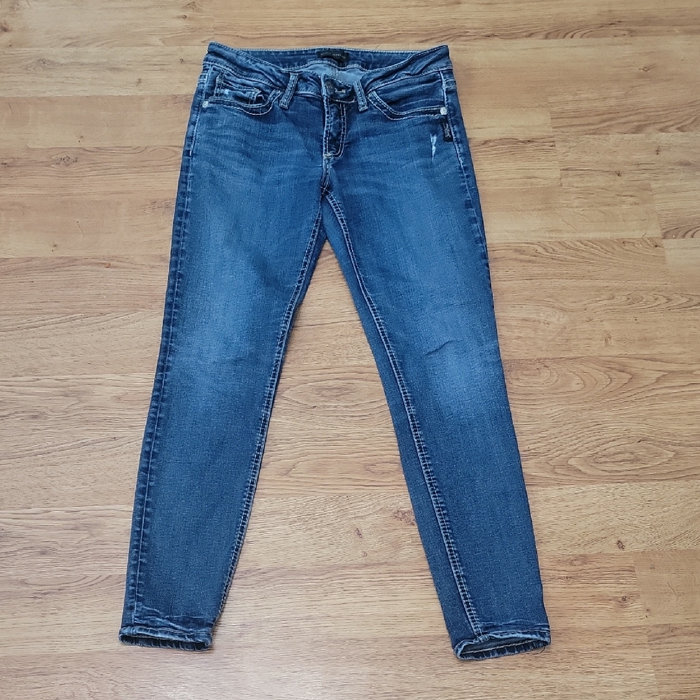 Silver Suki Skinny Jeans W28 L29